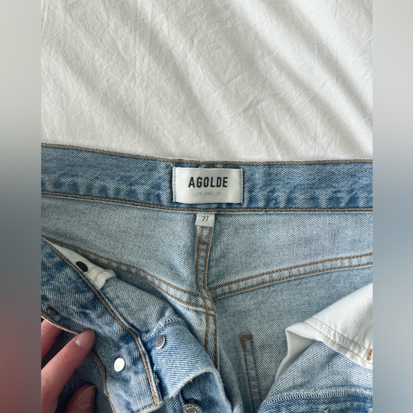 Agolde Riley Crop Straight Jeans - Picture 4 of 8